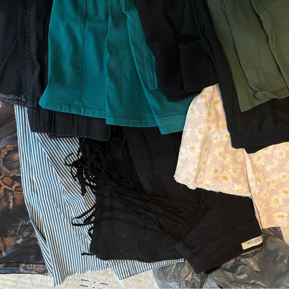 Mixed Women's Clothing Bundle - Teal, Black, Olive, Pink Floral